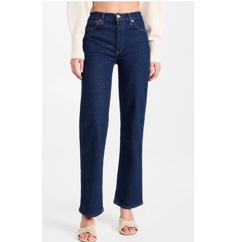 RE/DONE 70S ULTRA HIGH RISE WIDE LEG JEANS